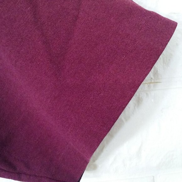 Vintage 70s-80s Miller USA T-Shirt M(38/40) Las Vegas Fremont Single Stitch Plum - Picture 10 of 11